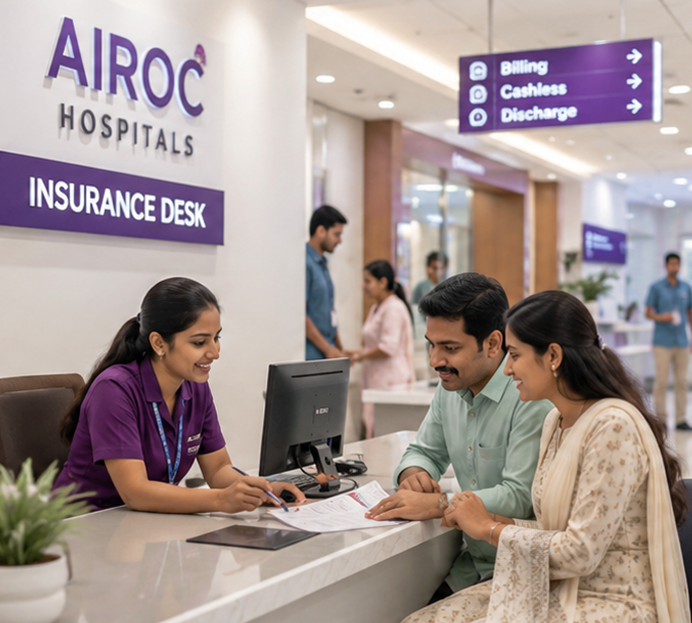 AIROC Hospitals insurance desk