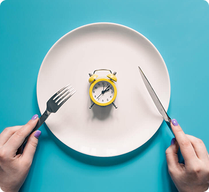 Fasting before a PET scan